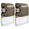 Luxrite Outdoor Dusk to Dawn LED Wall Pack 15/20/25W Up to 3250LM 3CCT 3000K-5000K IP65 Clear, 2PK LR40618-2PK - alternate 1